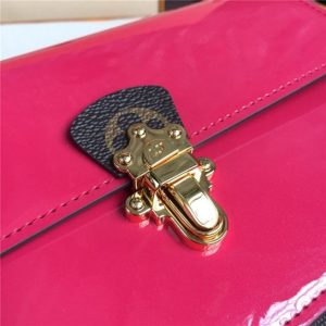 Louis Vuitton Cherrywood Chain Wallet Patent Leather (Varied Colors)