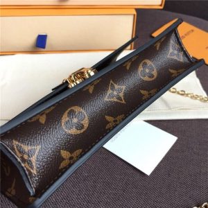 Louis Vuitton Cherrywood Chain Wallet Patent Leather Noir