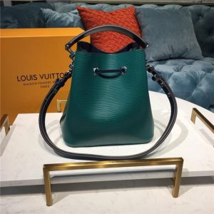 Louis Vuitton NeoNoe BB Epi Leather Emerald Green Indigo