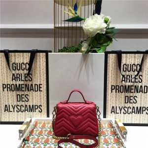 Gucci GG Marmont mini top Replica handle bag (Varied Colors)