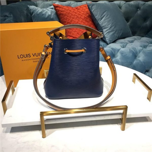 Louis Vuitton NeoNoe BB Epi Leather Indigo Safran