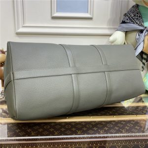 Louis Vuitton Aerogram Leather Keepall Bandouliere 50 Khaki