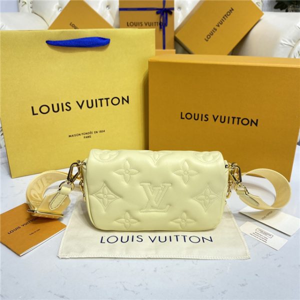 Louis Vuitton Wallet on Strap Bubblegram Banane