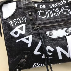 Balenciaga Classic Small City Graffiti Bag (Varied Colors)