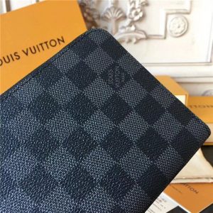 Louis Vuitton Zippy Organizer Damier Graphite Canvas