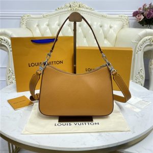 Louis Vuitton Marelle Fake Epi Leather Bag Honey Gold