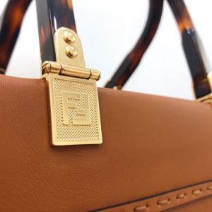 Fendi Large Sunshine Tote Tan Bag