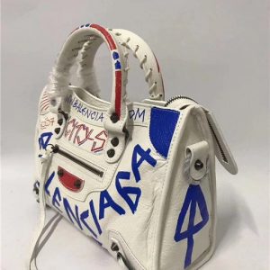 Balenciaga Classic Small City Graffiti Bag (Varied Colors)