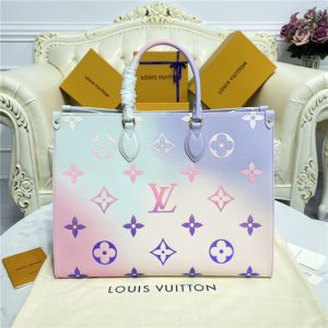 Louis Vuitton OnTheGo GM Fake Tote Sunrise Pastel