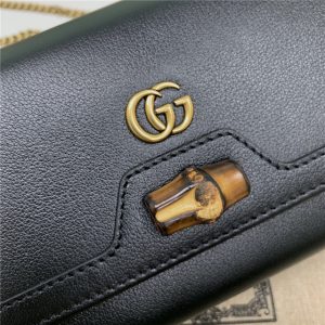 Gucci Diana Chain Wallet With Bamboo (Varied Colors)