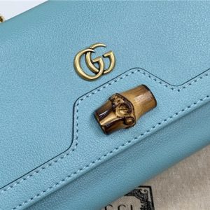 Gucci Diana Chain Wallet With Bamboo (Varied Colors)