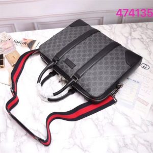 Replica Gucci GG Black briefcase