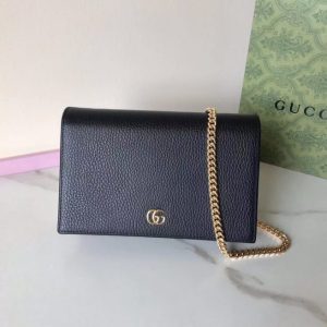 Gucci GG Marmont Chain Wallet (Varied Colors)