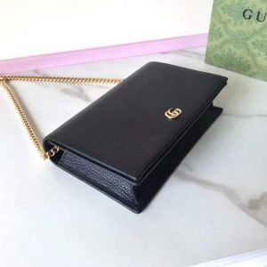 Gucci GG Marmont Chain Wallet (Varied Colors)