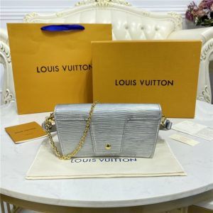 Louis Vuitton Padlock On Strap Epi Replica Leather Sliver