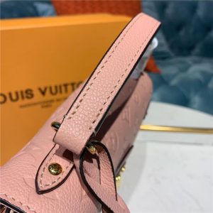 Louis Vuitton Georges BB Monogram Empreinte Leather Rose Poudre