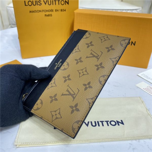 Louis Vuitton Slim Purse Monogram Reverse