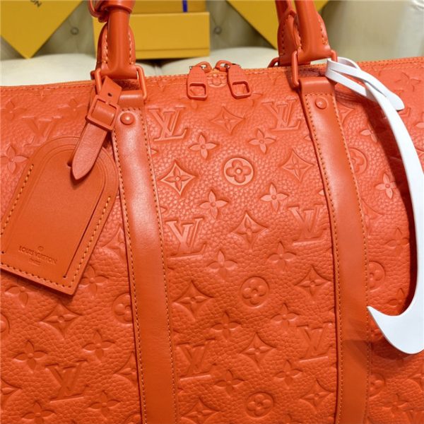 Louis Vuitton Keepall Bandouliere Replica 50 Orange