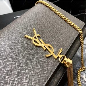 YSL Kate Medium With Tassel in Grain De Poudre Embossed Leather (Varied Colors)