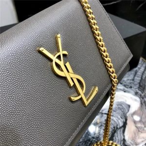 YSL Kate Small in Grain De Poudre Embossed Leather (Varied Colors)