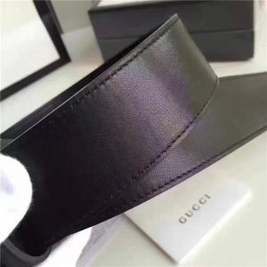 Gucci Leather Belt Replica with Double G Buckle (Varied Colors)