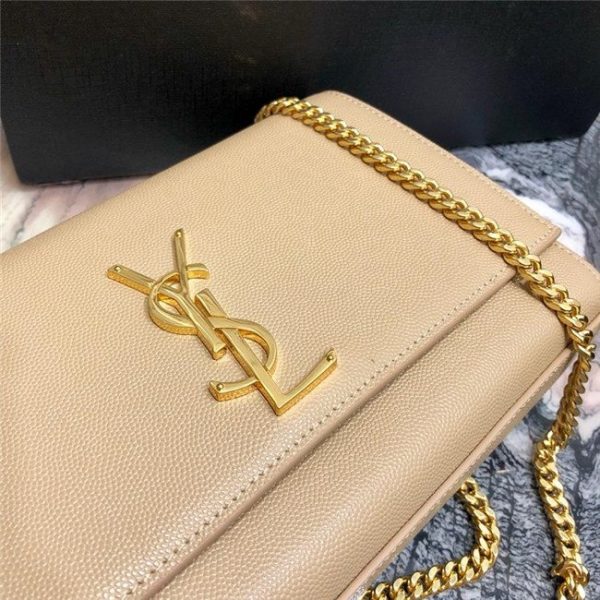 YSL Kate Medium in Grain De Poudre Embossed Leather (Varied Colors)