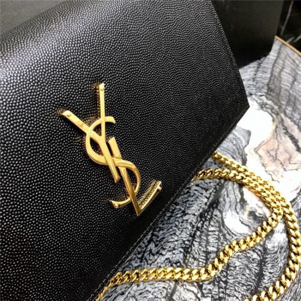 YSL Kate Medium in Grain De Poudre Embossed Leather (Varied Colors)
