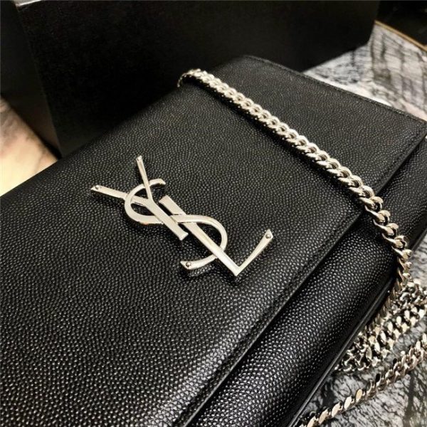 YSL Kate Medium in Grain De Poudre Embossed Leather (Varied Colors)