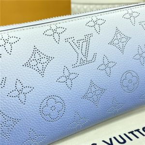 Louis Vuitton Zippy Wallet Mahina Blue