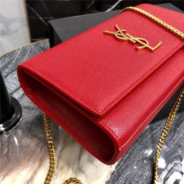 YSL Kate Medium in Grain De Poudre Embossed Leather (Varied Colors)