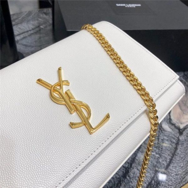 YSL Kate Medium in Grain De Poudre Embossed Leather (Varied Colors)