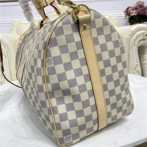 Louis Vuitton Keepall Bandouliere 45 Damier Replica Azur Canvas