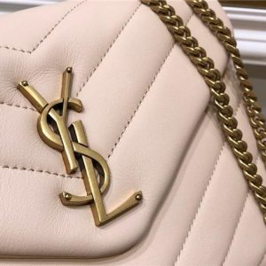 YSL Small LOULOU Chain Bag “Y” Matelasse Leather (Varied Colors)