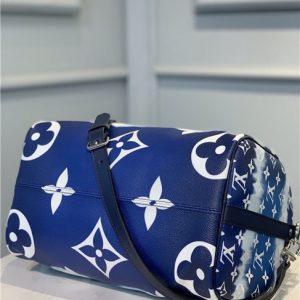 LV Escale Replica Speedy Bandouliere 30 Bleu Bags