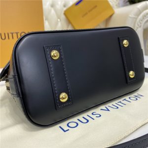 Louis Vuitton Alma Monogram Canvas BB Black