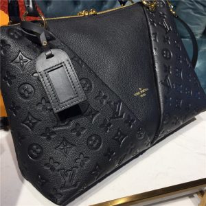 Louis Vuitton V Tote MM Monogram Empreinte Black