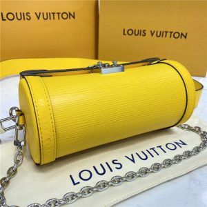 Louis Vuitton Papillon Trunk Epi Leather Yellow