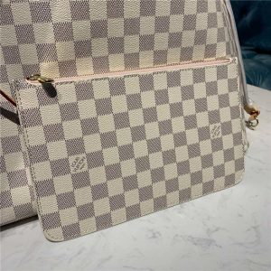 Louis Vuitton Damier Azur Replica Neverfull GM Rose Ballerine