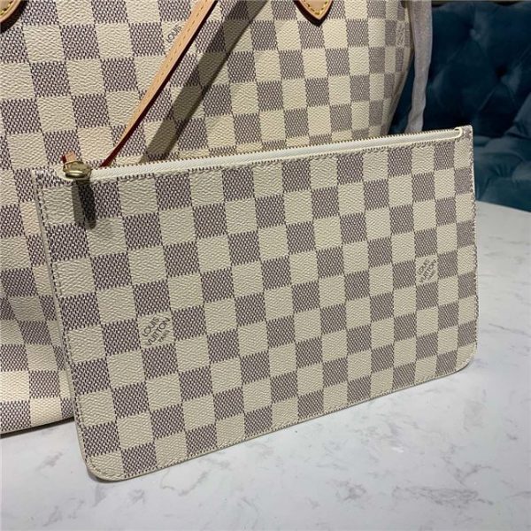 Louis Vuitton Damier Azur Replica Neverfull MM Beige