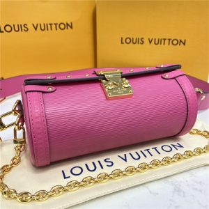 Louis Vuitton Papillon Trunk Epi Leather Rose