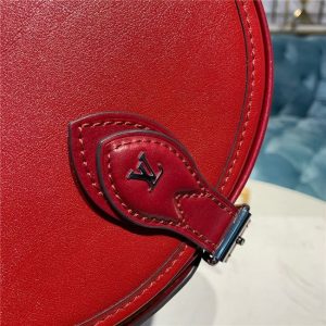 Louis Vuitton Tambourin Small Round Lightweight Cross Shoulder Bag Rouge