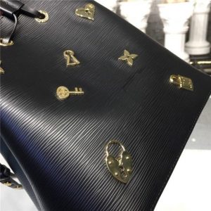 Louis Vuitton NeoNoe Epi leather Love Lock Noir