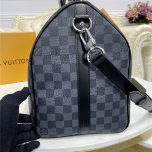 Louis Vuitton Keepall Bandouliere 45 Damier Graphite Canvas