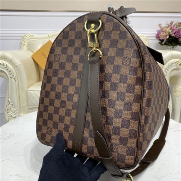 Louis Vuitton Keepall Bandouliere 55 Damier Canvas