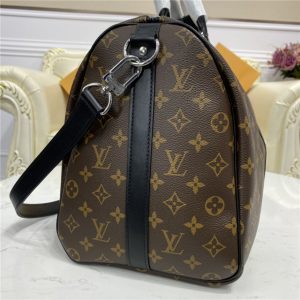 Louis Vuitton Keepall Replica Bandouliere 45 Monogram Macassar Canvas