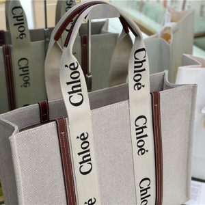 Chloe Large Woody Tote (Varied Colors)