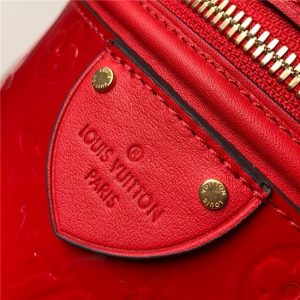 Louis Vuitton Cannes Monogram Vernis Leather Rouge