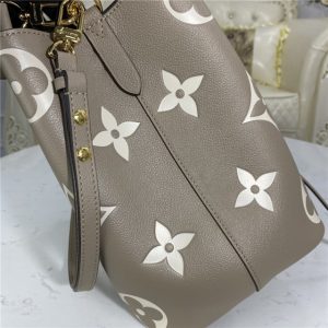 Louis Vuitton NeoNoe MM Monogram Empreinte Leather Turtledove