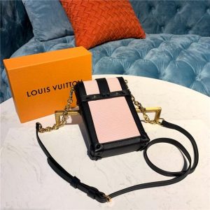 Louis Vuitton Pochette Trunk Verticale Epi Leather Rose Ballerine