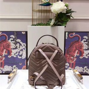 Gucci GG Marmont Quilted Leather Replica Backpack (Varied Colors)